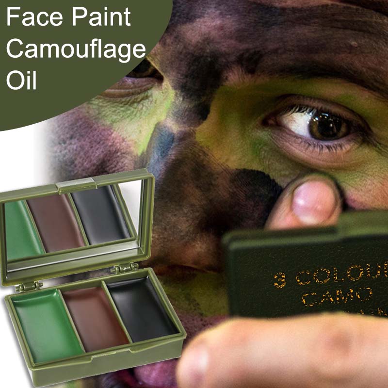 3 Colors Camouflage Face Paint - Camo Face Paint review and price